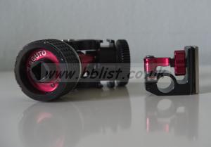 Canon C300 EF shoulder mount kit Zacuto Z-Drive follow focus. Attaches to 15mm rod.