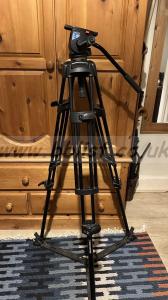 Vinten Pro 5 Head with Manfroto525 Mvb Tripod/PaddedBag
