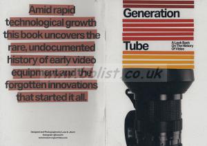 Looking for 70's to 80's Video cameras "Generation Tube"