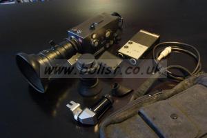 Leicina Special Super 8 Camera, 2x lenses, 2x batts, extras Lieca Leicina Special Super 8 Camera, 2x lenses, 2 battery caddy's, multi angle viewfinder attachment, ST1 timelapse controller.