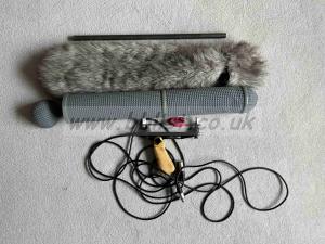 Sennheiser MKH816 P48 with Rycote windshield 
