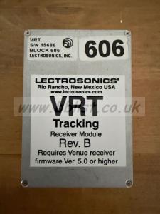 Lectrosonics Venue 1 VRT modules. Block 606