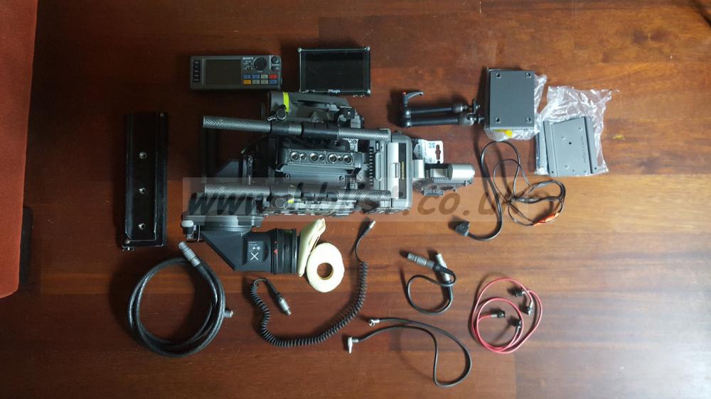Sony F65 camera with accessories