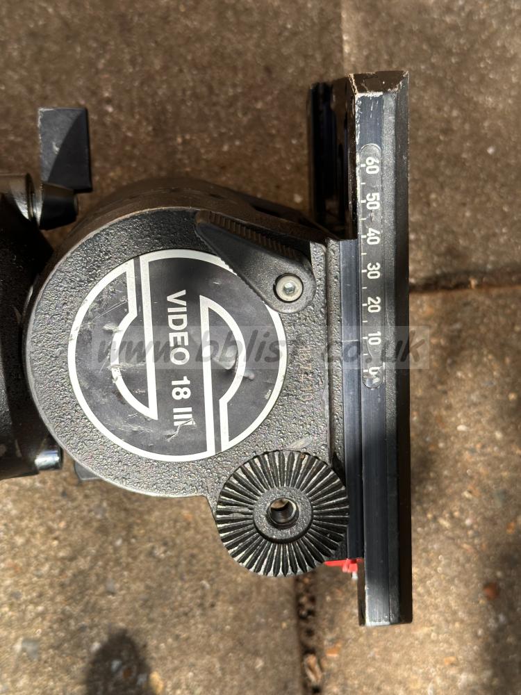 Tripod Sachtler Hot Pod , plus Head Video 18 III