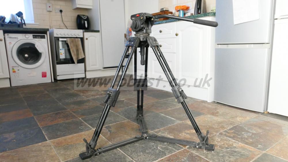 MANFROTTO 350SHMVB \'BABY LEGS \' TRIPOD + HDV501 FLUID HEAD