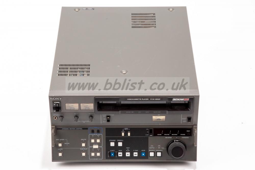 Sony PVW-2650P Betacam SP Editing Player with DT PAL