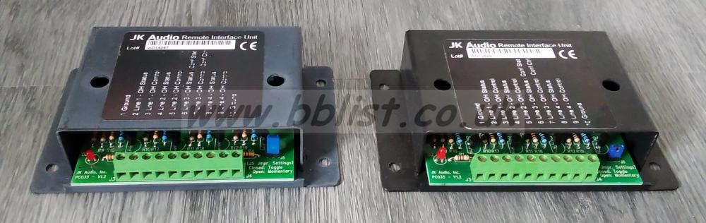 2x JK Audio Remote Interface units