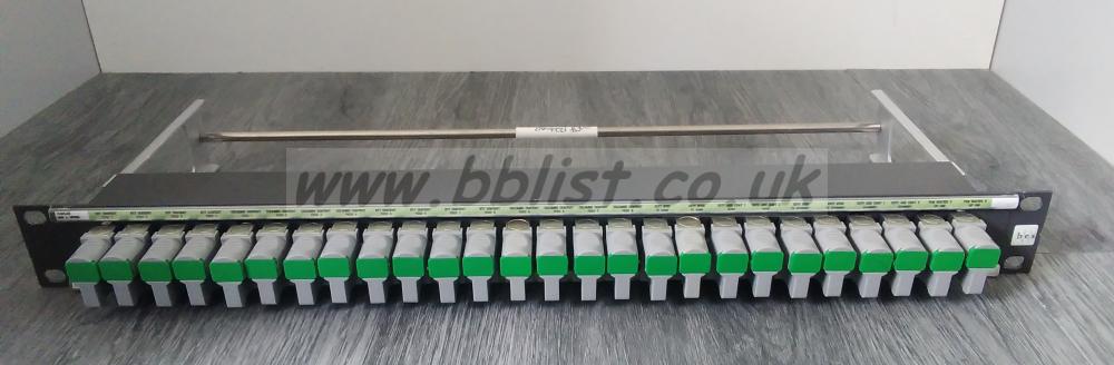 Bes Broadcast 3G/HD 1u Video Patch Panel+U-Links