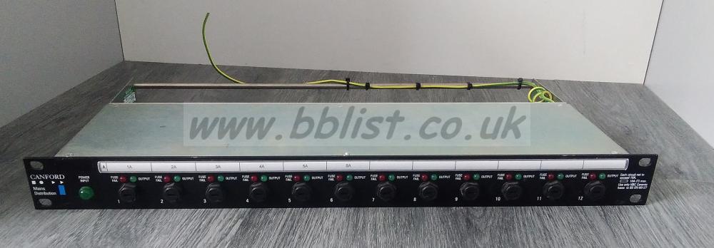 Canford MDU 12 channel Powercon (1u Rack) (ref-2)