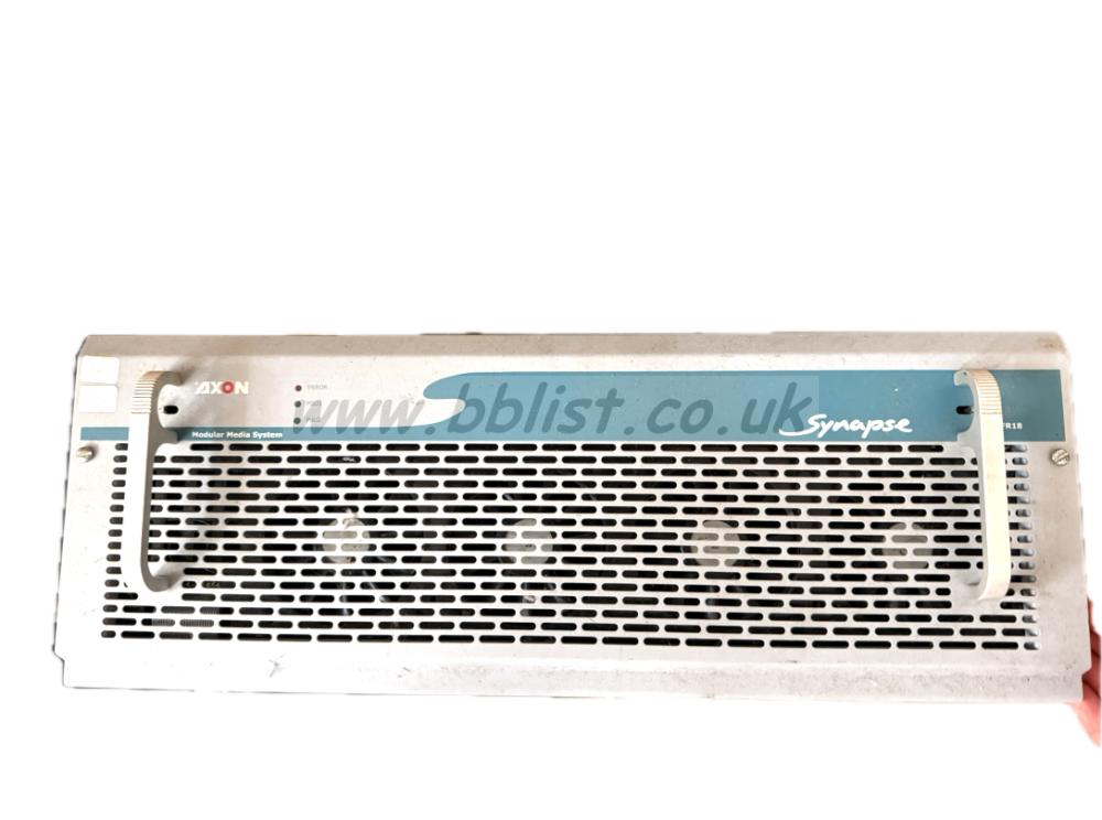 Axon SFR18RS 4RU Synapse frame, 18xHQW220 quad split modules