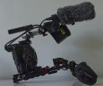 Canon C300 EF shoulder mount kit Full rig. Loupe (Z-finder) optional